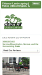Mobile Screenshot of chizmarlandscaping.com